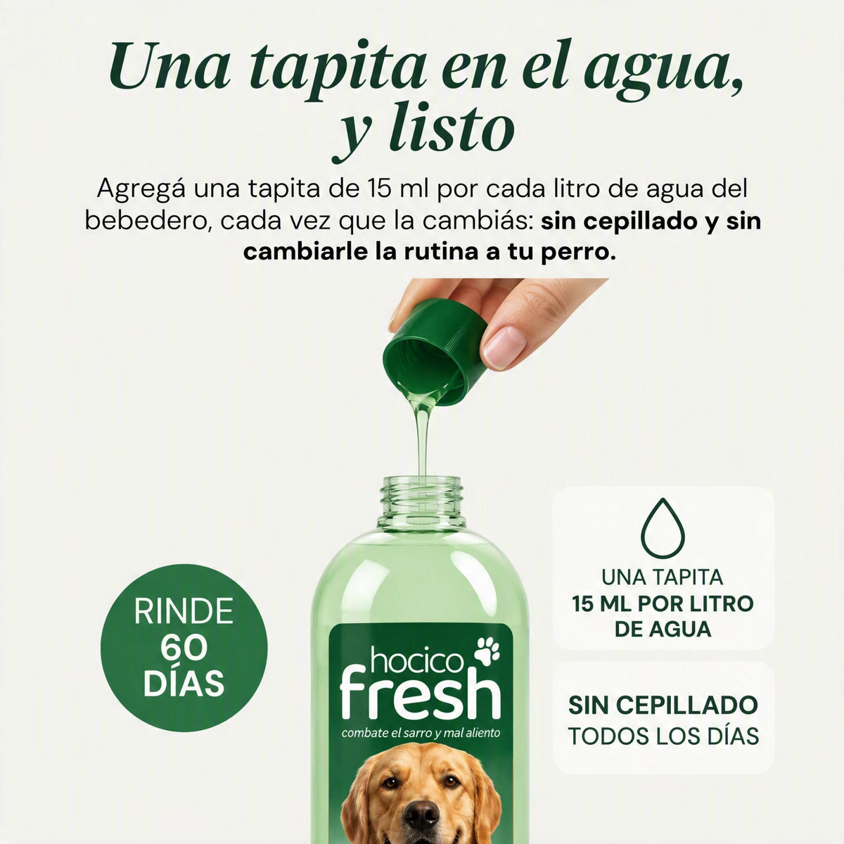 Hocico Fresh | Aditivo Oral para Perros